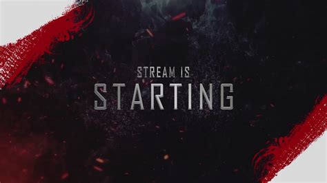 Stream Starting Soon Screen Template