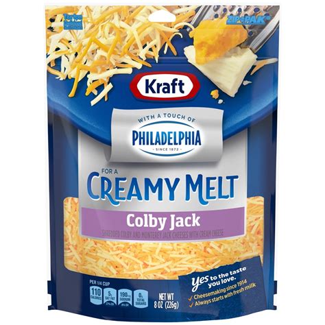 Colby Jack with Philadelphia Cream Cheese - Kraft Natural Cheese