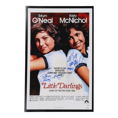 Kristy McNichol & Tatum O'Neal Signed "Little Darlings" 11x17 Photo Inscribed "Angel" & "Ferris ...