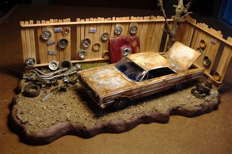 66 Merc Junkyard Diorama | This is a 1/24 scale junkyard dio… | Flickr