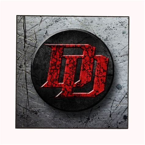 DAREDEVIL LOGO (MARVEL) WOODEN WALL PLAQUE