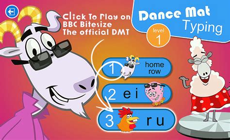 Dance Mat Typing Level 1 Stage 3 – RU