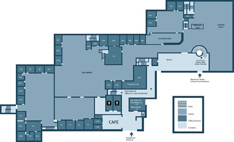 Hofstra Law: Law Library - Library Floor Map