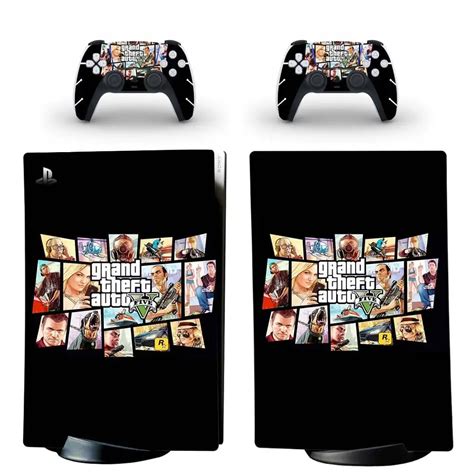 Grand-Theft-Auto-GTA-5-PS5-Digital-Edition-Skin-Sticker-Decal-for ...