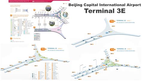 Beijing Capital International Airport terminal 3E map