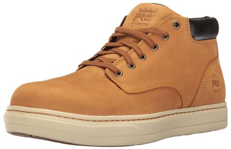 Timberland PRO Mens Disruptor Chukka Alloy Safety Toe EH Industrial and Construction Shoe Wheat ...