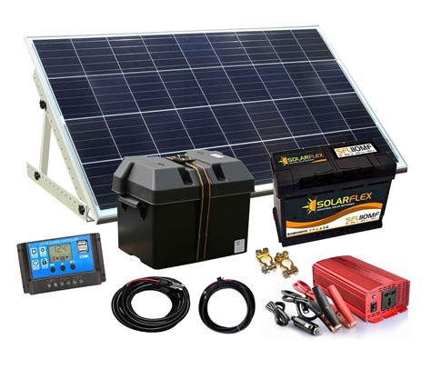 150/1000W Solar Panel Generator Kit With PWM Charge Controller - Low Energy Supermarket