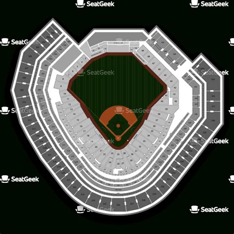 Globe Life Park Seating Chart | Seatgeek - Texas Rangers Ballpark Map ...