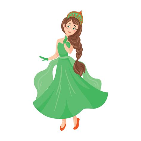 Vector illustrator of Cartoon princesses 13041565 Vector Art at Vecteezy