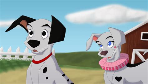 Lucky and Rebecca from 101 Dalmatians the cartoon. | Disney fan art ...