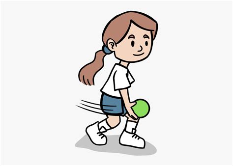 Striking And Fielding - Children Doing Pe Cartoon , Free Transparent Clipart - ClipartKey