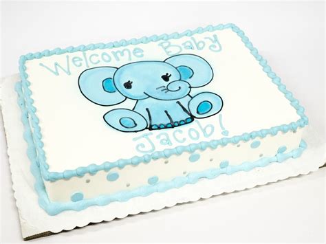 Photo of a baby shower cake elephant boy - Patty's Cakes and Desserts