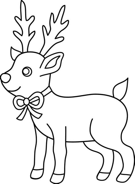 9 Free Printable Deer Coloring Pages For Kids 2016 | Easy christmas ...