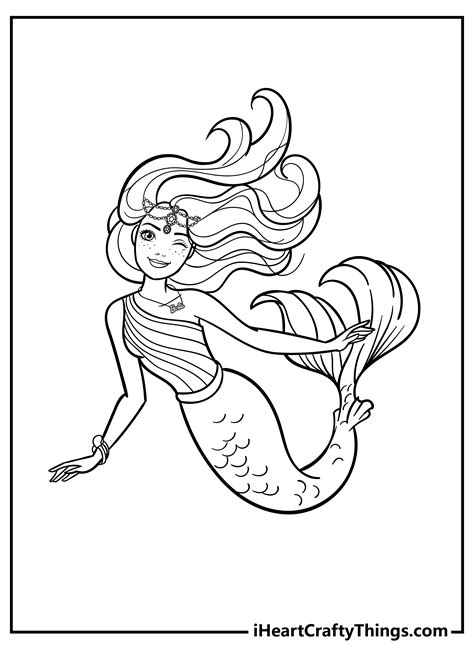 Barbie Fairytopia Mermaidia Coloring Pages