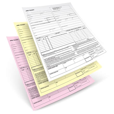 3 Part Carbonless NCR Forms - Katon Printing | Business Forms Printer