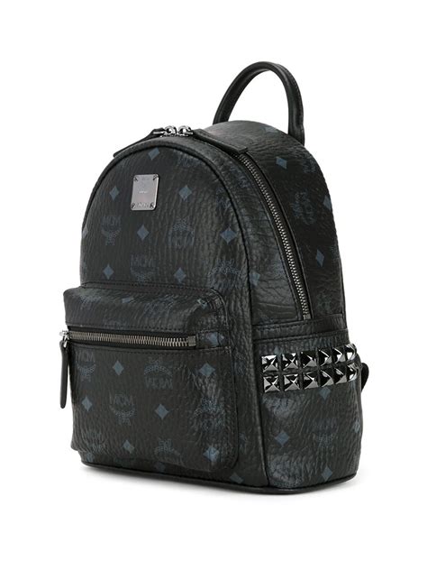 Mcm Small Stark Backpack in Black | Lyst