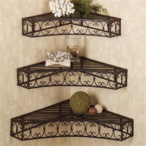 Wrought Iron Corner Shelf - Foter