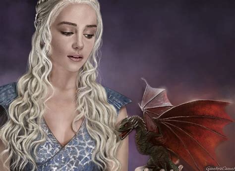 Free download | Daenerys and dragon, abstract, fantasy, art, dragon, Game of Thrones, , Daenerys ...