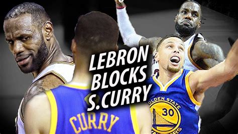 LeBron James EVERY BLOCK on Stephen Curry (2010-2016) - YouTube