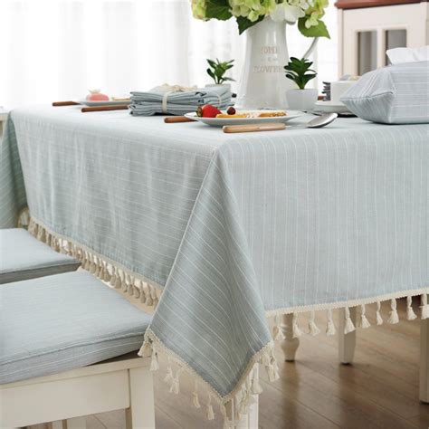 Modern Simple Cotton Rectangular Tablecloths – Best Cooking Shop
