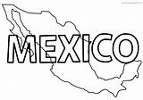Coloring Map Of Mexico Pages sketch template
