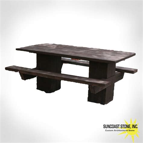 Concrete picnic table - Suncoast Stone