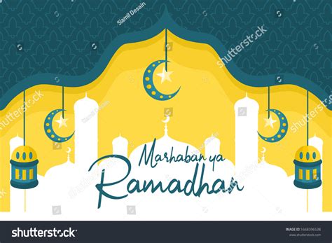 Islamic Background Vector Illustration Yellow White Stock Vector (Royalty Free) 1668396538 ...