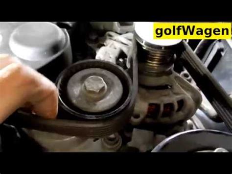 Vw Alternator Belt Replacement