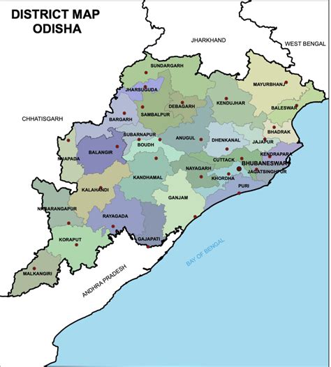 Odisha Map: Best Tourist Destinations, River, Road, And Rail Networks In 2024