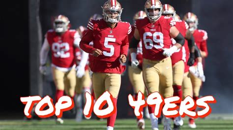 Ranking the 49ers Top 10 Players - YouTube