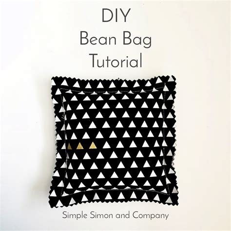 DIY Bean Bag Tutorial - Simple Simon and Company