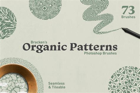 Organic Patterns - Photoshop Brushes - Design Cuts