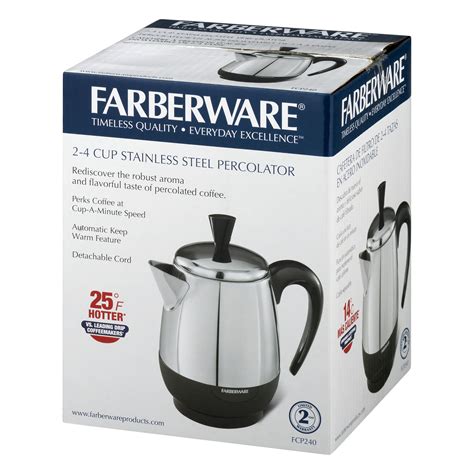 The Farberware 2-4-Cup Percolator, Stainless Steel, FCP 240 Review 2018