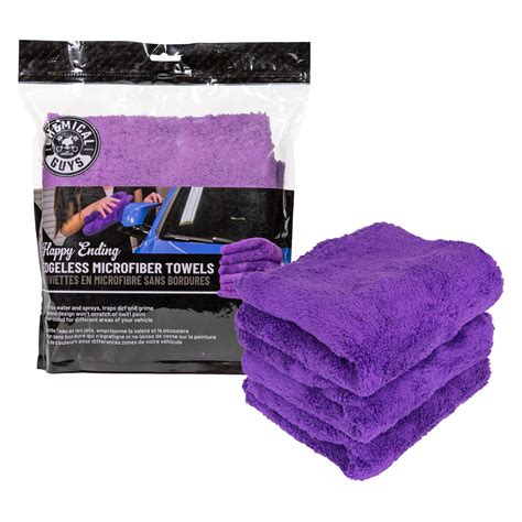 Chemical Guys® MIC34803 - Happy Ending Edgeless Microfiber Towels