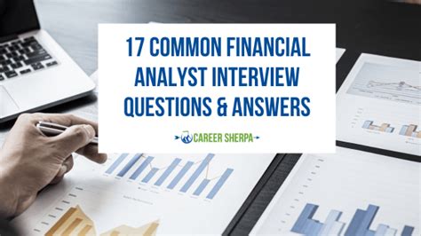 17 Common Financial Analyst Interview Questions & Answers