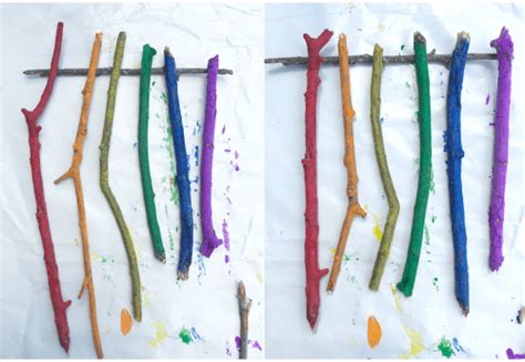 DIY Twig Art ~ Simple and Fun Crafts for Kids using Sticks from Nature