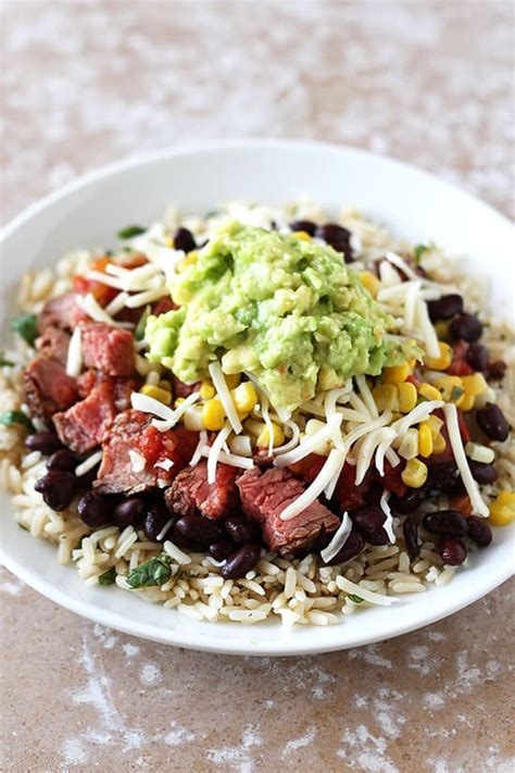 Steak Burrito Bowl Chipotle Recipe - Burrito Walls