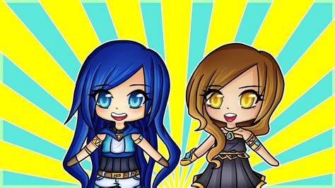 Gold Gacha Life Girl Itsfunneh Fanart Krew Fan Art Cute Gacha Life ...