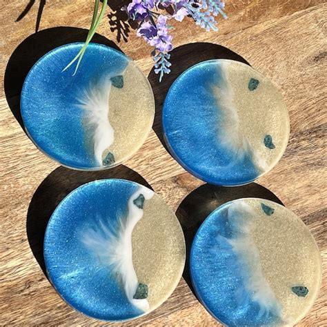 Sea Glass Coasters - Etsy