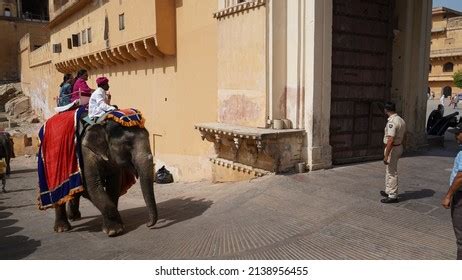 Elephant Ride Amer Fort Jaipur High Stock Photo 2138956455 | Shutterstock