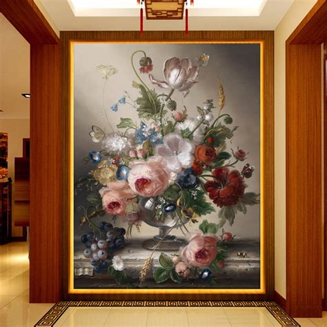 Custom 3D Flower Wallpaper Mural Floral Modern Wallcovering | BVM Home