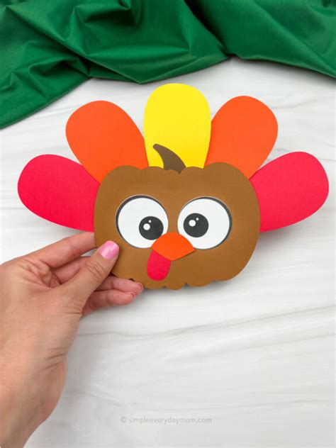 Pumpkin Turkey Craft For Kids [Free Template]