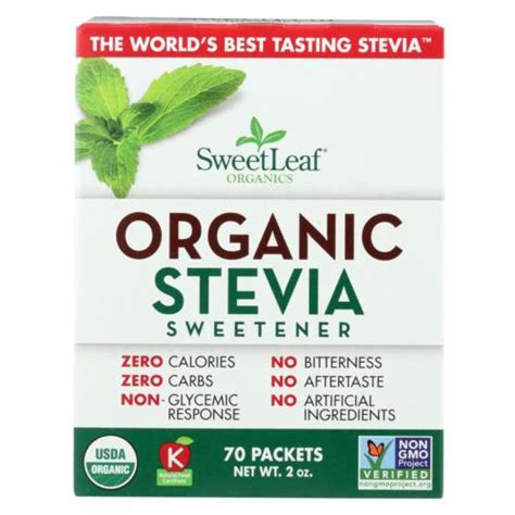 Sweet Leaf Sweetener - Organic - Stevia - 70 Count 716123128162 | eBay