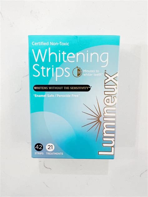 Lumineux Teeth Whitening Strips Review - Gurl Gone Green