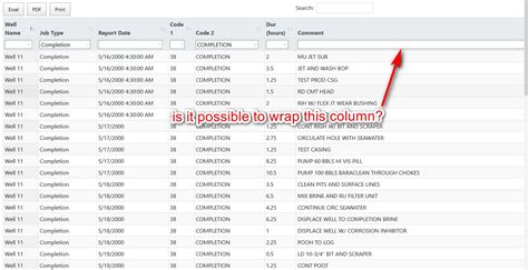 Table column width issue — DataTables forums