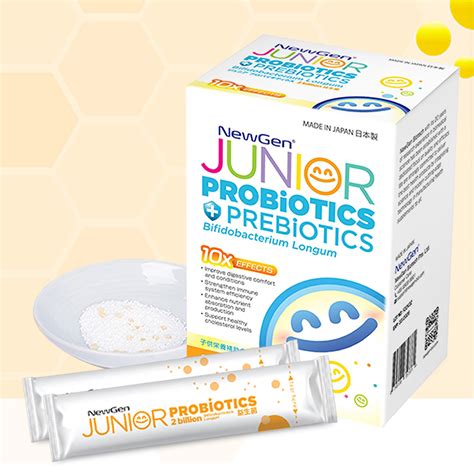 NewGen Junior Probiotics + Prebiotics 2 Billion CFU Bifidobacterium ...