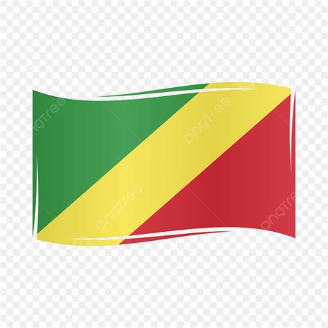 Congo Flag Vector PNG Images, Republic Congo Flag Png Vector Design ...