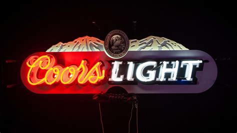 Coors Light Neon Sign at The Eddie Vannoy Collection 2020 as G310 ...