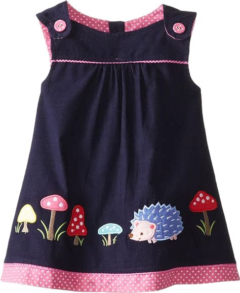 Amazon.com: JoJo Maman Bebe Baby Girls' Hedgehog Dress, Navy, 12 18 Months: Clothing, Shoes ...