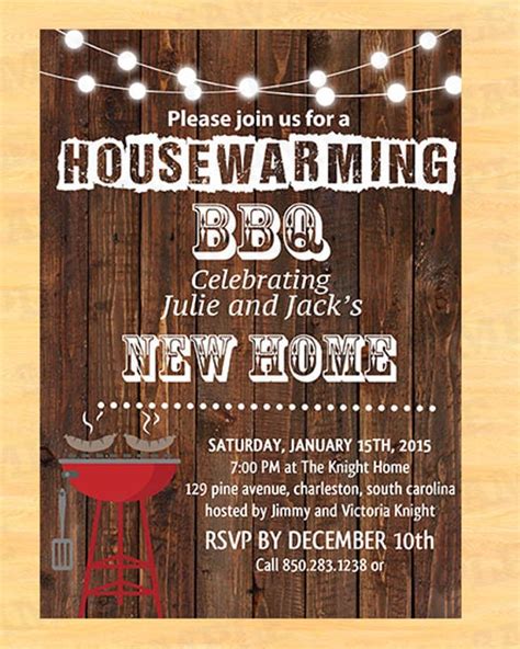 Free Printable Housewarming Invitations Templates | DocTemplates